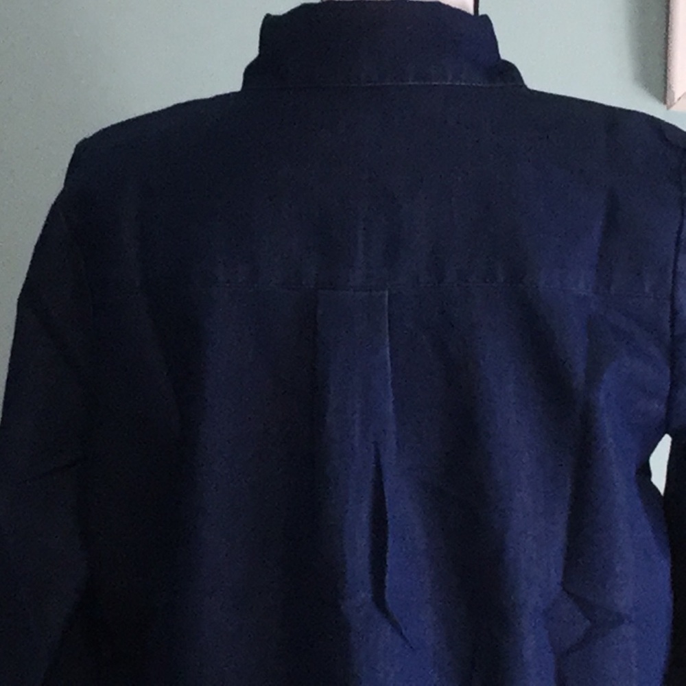 August Silk - Blue Denim Top - Picture 6 of 8